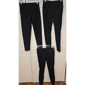 Victoria's Secret Sport Women's Black Stretch Pants Leggings Size S Lot Of 3 Pcs
